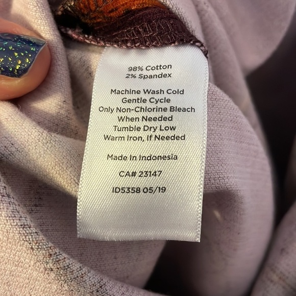 Talbots Petite Maroon Corduroy Horse Bit Bridle Design Mini Skirt size PM - Picture 5 of 15